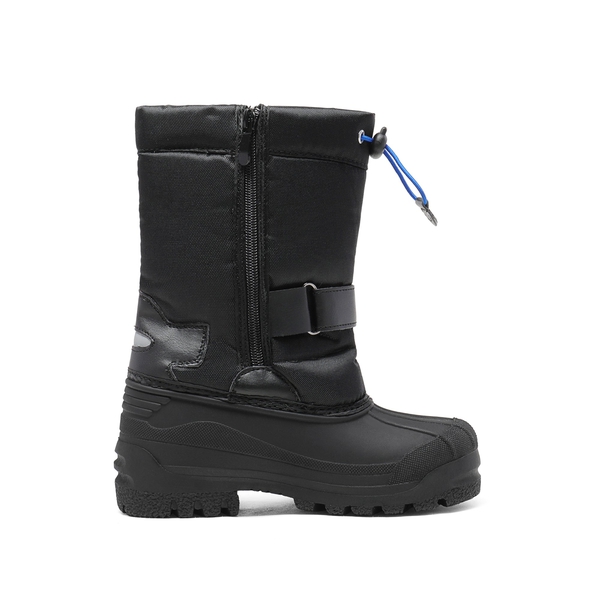 Mid Calf Girls & Boys Waterproof Snow Boots - BLACK ROYAL - 2